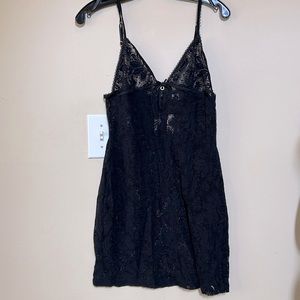 NWT - Victoria’s Secret - Black Lace Chemise - Large